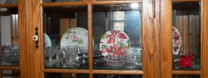 lot 77 image: Row of Intricate Glassware #2  Perfect for Entertaining or Displaying - 20 pieces