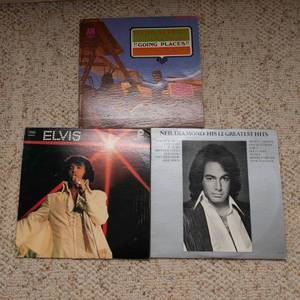 lot 147 image: Three Vintage LP Vinyl Records - Elvis, Neil Diamond, Herb Alpert and The Tijuana Brass