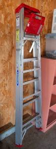 lot 162 image: Werner 6 ft Step Ladder - 200lb Load Capacity