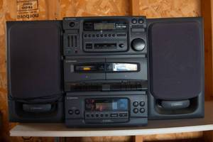 lot 171 image: Emerson Cassette, CD, and Radio with Two Speakers