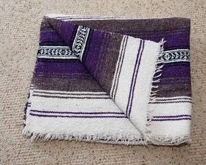lot 150 image: Purple Mexican Falsa Blanket