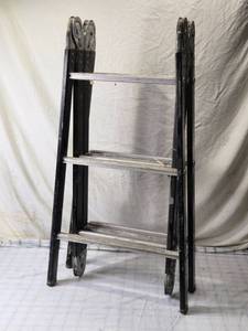 lot 11 image: Used Multipurpose Folding A-Frame Ladder, 12 ft Maybe