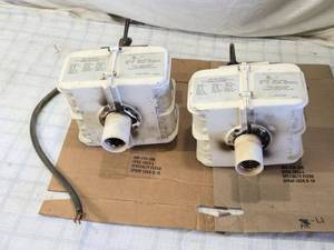 lot 66 image: Lot of 2 Lithonia 400 Watt Lamp Type M59 Ballasts - Untested