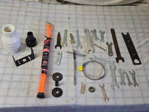 lot 82 image: Assorted Lot of Tool Wrenches and Other Items
