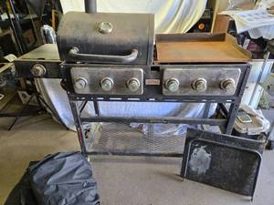 lot 104 image: Used Outdoor Gourmet Pro Series Gas Grill with Griddle - Untested