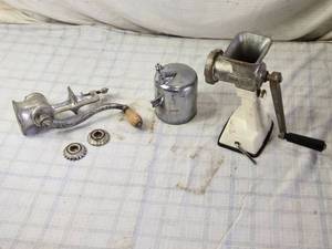 lot 115 image: Meat Grinders with Attachments