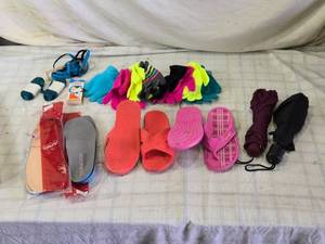 lot 184 image: Sandals, Gloves, Umbrellas, Emergency Sewing Kit