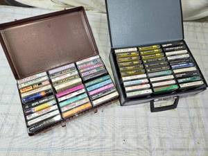 lot 197 image: Vintage Cassette Tapes in Cases - Ray Charles, The Platters, Patsy Cline and More