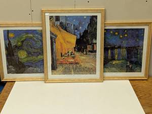 lot 79 image: Triple Pack Van Gogh Series - 22 x 18