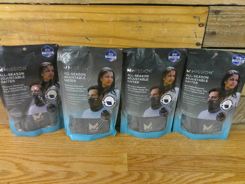 lot 115 image: Set of 4 Mission Charcoal All-Season Adjustable Gaiter