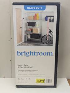 5 Tier Wire Shelving - Brightroom™ - Chrome