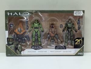 lot 156 image: HALO 4 World of Halo Anniversary Action Figure Multipack