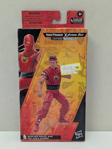 lot 160 image: Power Rangers Lightning Collection Mighty Morphin X Cobra Kai Morphed Miguel Red