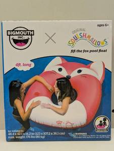 lot 164 image: Squishmallows Original Fiifi the Fox Giant Pool Float