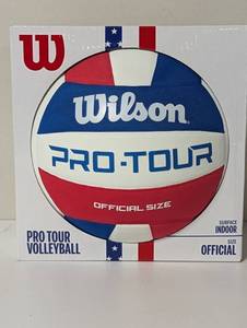 lot 171 image: Wilson Pro Tour Volleyball - RedWhiteBlue