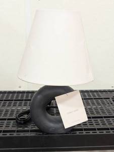 lot 9 image: 12 Inch Table Lamp - Ceramic With Shade