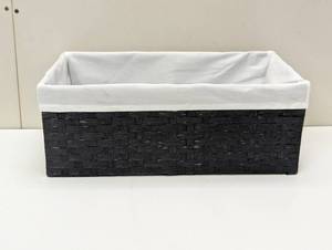 lot 130 image: 16 Inch Ribbon Paper Basket - Brightroom - minor dent