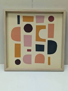 lot 143 image: 16 x 16 - PS Framed Paper Matte Print Art