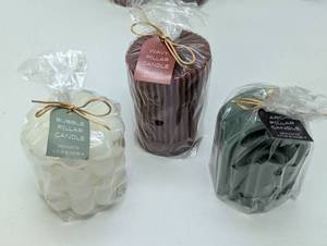 18 Piece Candle Set - 3 Skus with Qty 6 = 18 Candles Total