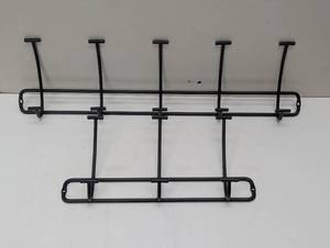 lot 110 image: Pair of Iron Wall Hooks - 5 Hook & 3 Hook - Threshold - Easy Hang