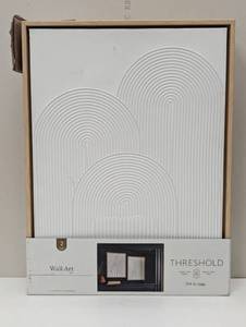 lot 111 image: 2 Piece Canvas Wall Art - 12 x 16 - Threshold
