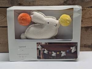 lot 36 image: 6 Ft Easter Garland - Felt - By Threshold