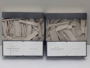 lot 47 image: Threshold Vase Filler Driftwood Wood Pieces 2-Pack