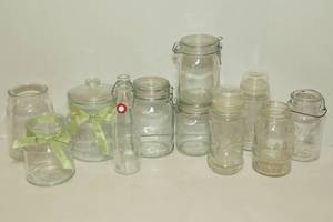 lot 43 image: Glass Jars