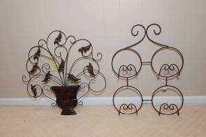 lot 210 image: Two Metal Wall Hangings
