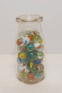 lot 217 image: Small Jar of Marbles