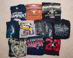 lot 229 image: 10 Sports T-Shirts in Small and Medium