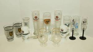 lot 71 image: Drink Ware with a Variety of Logos - Busch Gardens, Bethlehem Academy, Etc.