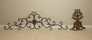 lot 104 image: Two Metal Wallhangings