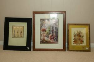 lot 128 image: Three Pieces of Artwork