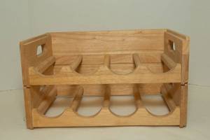 lot 156 image: Stackable Wine Racks