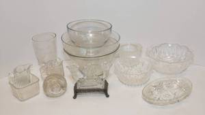 lot 163 image: Clear Glass Lot