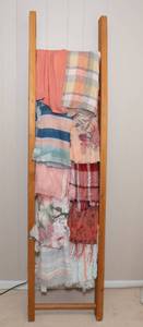 lot 220 image: 10 Scarves - Corals and Pinks - Most are Brand New
