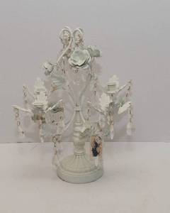 lot 270 image: White Washed Candelabra