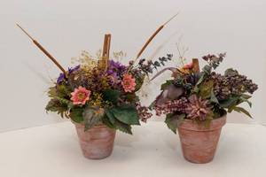 lot 274 image: Two Faux Floral Arrangements