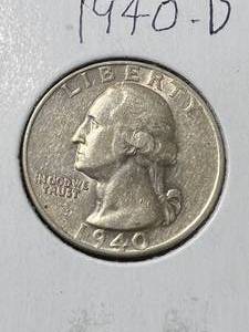 1940-D US WASHINGTON QUARTER