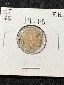 lot 22 image: 1917-S US BUFFALO NICKEL