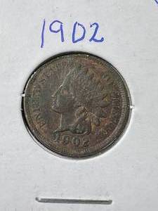lot 58 image: 1902 US INDIAN HEAD CENT