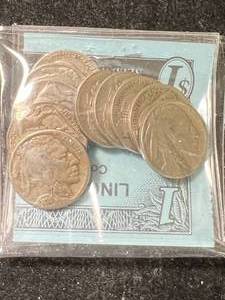 lot 74 image: 10 US BUFFALO NICKELS