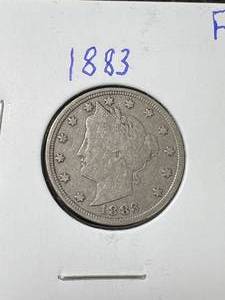 lot 84 image: 1883 US LIBERTY NICKEL
