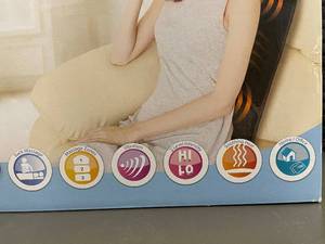 HealthTouch Massage Seat Topper with Soothing Heat and Vibration