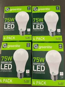 lot 15 image: Set of 16 Greenlite 11W LED Light Bulbs, 75W Equivalent Non-Dimmable