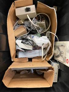 lot 45 image: C - Assorted Electronics and Accessories in Tote Box