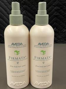 lot 81 image: Set of 2 Aveda Firmata Firm Hold Hair Spray - 8.4 fl oz Each