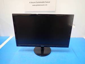 ASUS&nbsp;VS247 LCD Monitor // 23.6" screen with 1920 x 1080 HD Resolution // Includes power cable //&nbsp;minor scratches on screen and major scratches on case