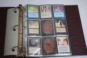 lot 16 image: Collection of Magic The Gathering Trading Cards in Binder